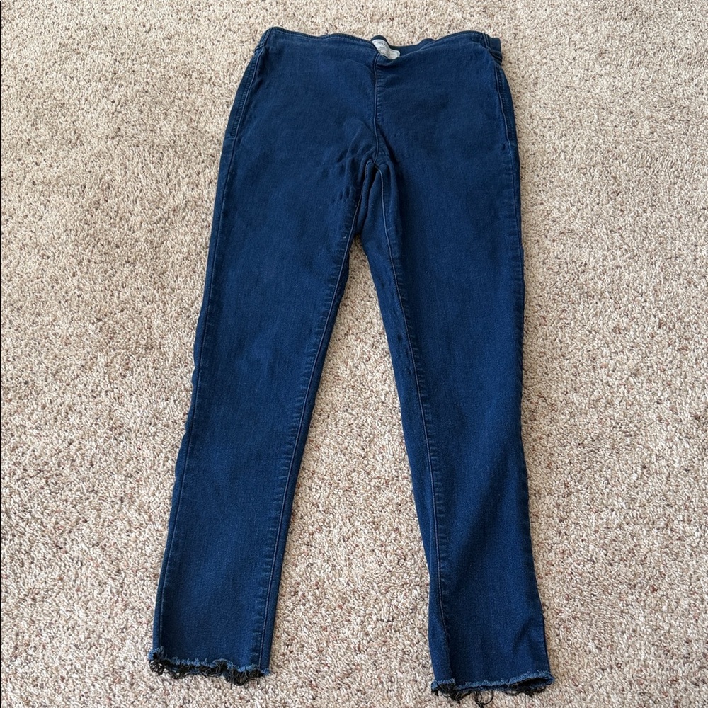 Free People Dark Blue Skinny Jeggings